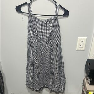Black and White Gingham Dress